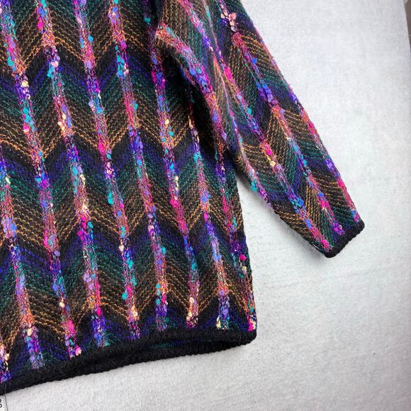 Vintage Carducci Tunic Sweater Womens' Small Oversized Mohair Blend 80's Party - Picture 12 of 15